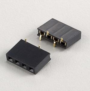 2.54mm Pitch Female Header Connector Height 7.1mm
